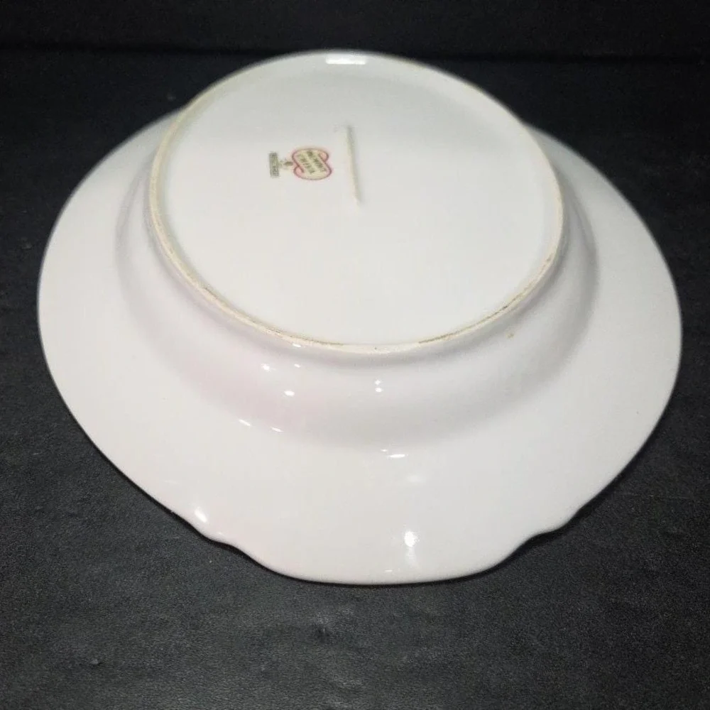 Valmont China Royal Wheat Oval Serving Platter, Vintage Patterned Serveware Dish
